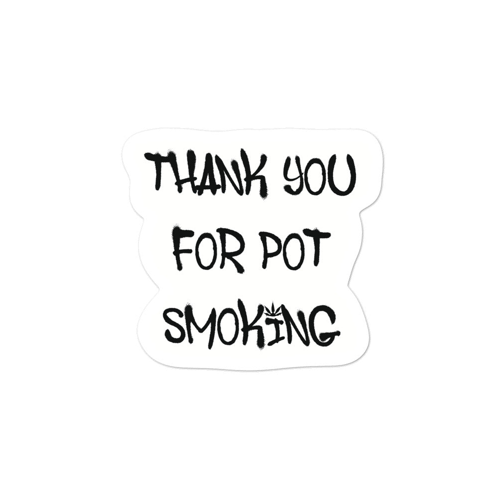 Thank you for Smoking Sticker